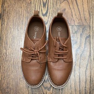 Cat & Jack Brown Kids Dress Shoes
